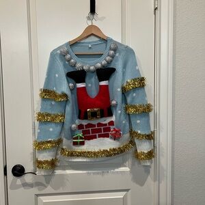 Festive Santa Chimney Sweater